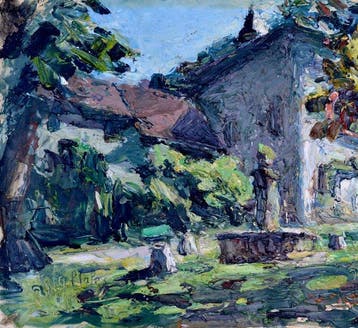 Pierre Calès (1870-1961) - Place de Tencin, matin de fin