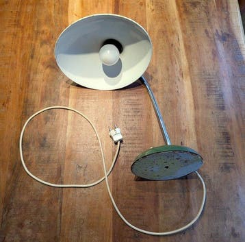 Bureaulamp - Metaal - Vintage Gelenklampe