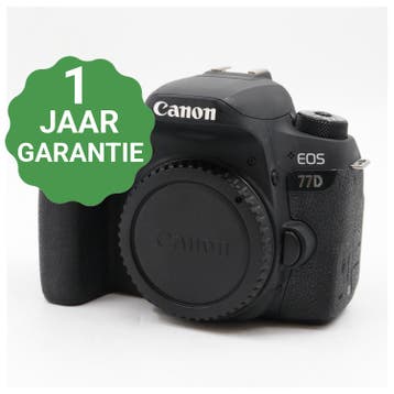 10% korting | Canon EOS 77D body | Tweedehands, Verzenden
