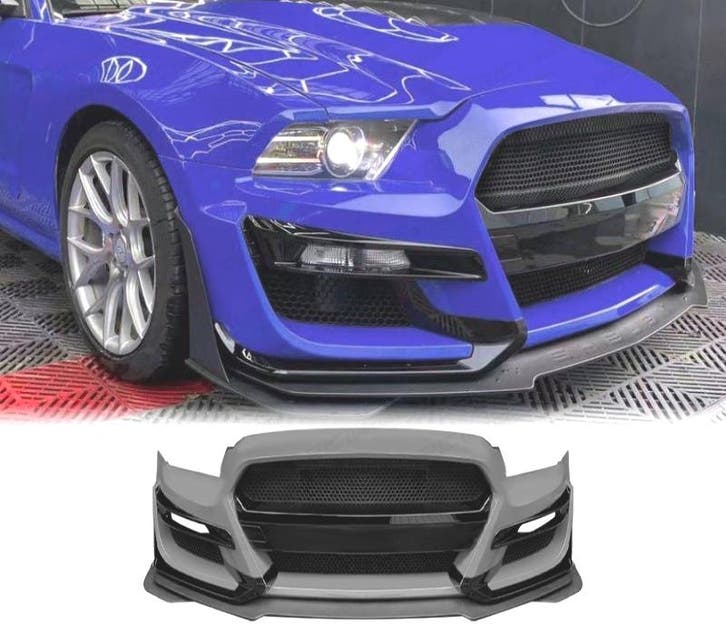 PARE-CHOCS AVANT FORD MUSTANG 10-14 LOOK GT500 RESTYLING, Auto-onderdelen, Carrosserie, Verzenden