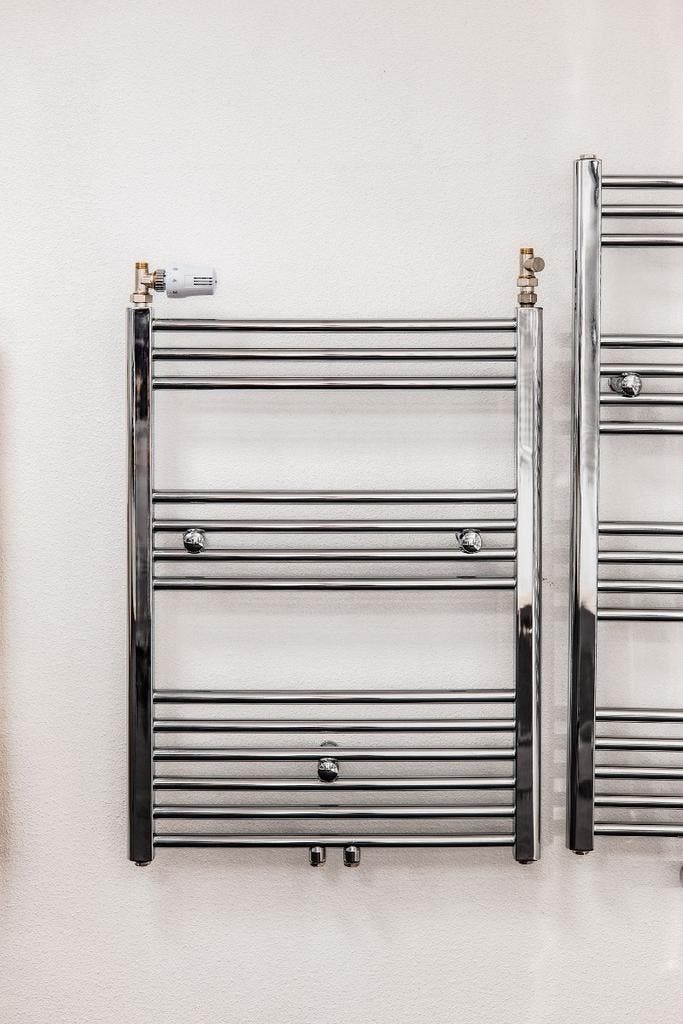 80x50 cm - 464 Watt - Oppio Handdoekradiator - Rvs look (Mat, Doe-het-zelf en Bouw, Verwarming en Radiatoren, Ophalen of Verzenden