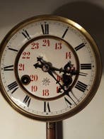 Régulateur - Junghans - Émail, Laiton, Bois - 1930-1940