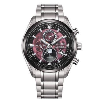 Citizen - Radiocontrollato Tsuki-yomi Moon Phase Titanio -, Nieuw