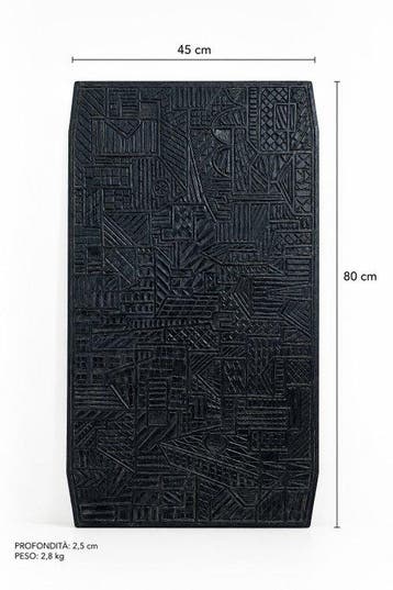Nino Gobbis - Paneel - 80×45 cm. - Naaldhout