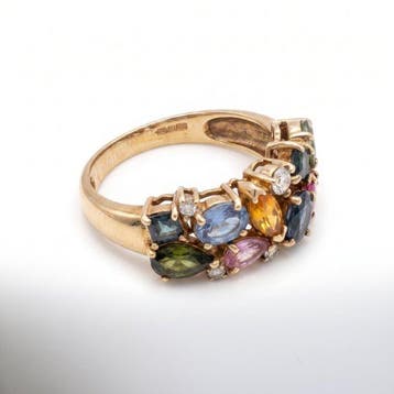 Zonder minimumprijs - Ring - 9 kt. Geel goud - 2.30ct. tw., Nieuw