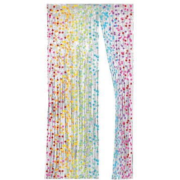 Confetti Deurgordijn Folie 2m, Verzenden