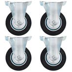vidaXL Vaste wielen 4 st 100 mm, Verzenden, Nieuw