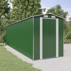 vidaXL Tuinschuur 192x689x223 cm gegalvaniseerd staal groen, Jardin & Terrasse, Abris de jardin, Verzenden