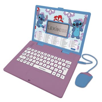 Stitch bilingual talking educational laptop – 124 activities, Kinderen en Baby's, Verzenden, Nieuw