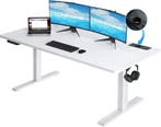 COMHOMA In hoogte verstelbaar bureau, 160 x 70 cm, met USB-a, Verzenden, Nieuw