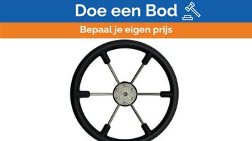 Bieden: Allpa Black Leather Steering Wheel for, Ophalen of Verzenden, Nieuw