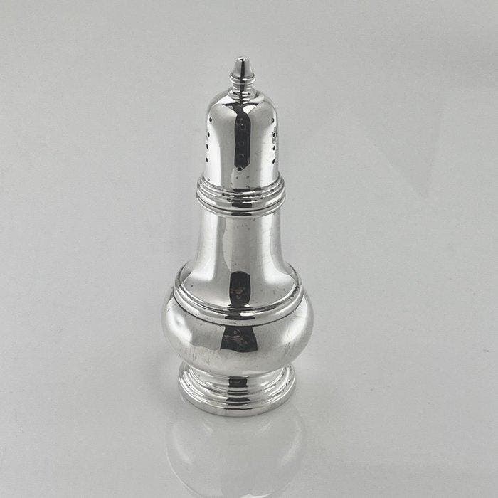 FTG - Strooier - Baluster - .925 zilver - Bakkerssuiker of, Antiek en Kunst, Antiek | Zilver en Goud