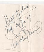 Nederlands-Indië 1957 - Hulp aan invaliden 1 RP - Ongetande, Gestempeld