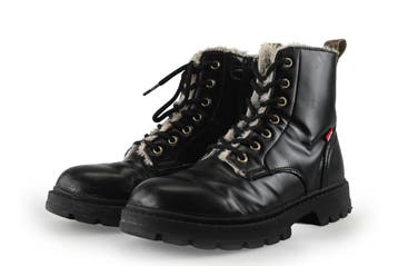Levis Veterboots in maat 38 Zwart, Verzenden, Zwart, Overige typen, Zo goed als nieuw