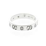 Gucci - Ring - 18 karaat Witgoud