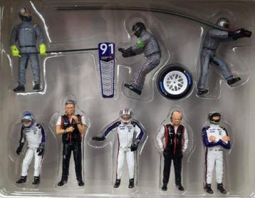 Spark 1:43 - Modelauto (9) - Figuras de equipo de boxes para