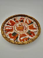Assiette - Porcelaine, Bronze - NO RESERVE - Meiji Imari