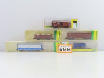 Trix N - 15644-19/13279/15237/13230/513529 - Wagon de