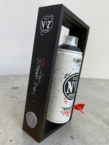 WASE - Figurine-jouet AÉROSOL SPRAY JACK DANIELS WHITE