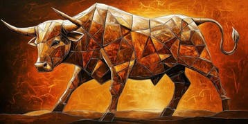 Iconica - The Cubist Bull - unique 1/1 XXL (100 x 200 cm)