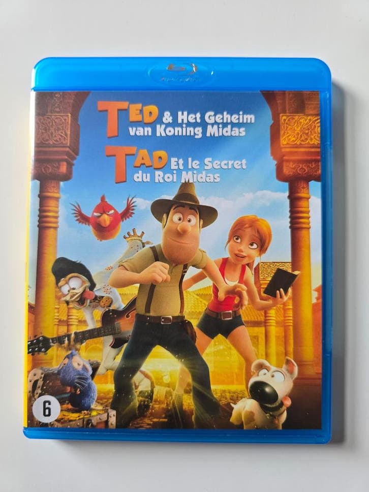 TAD, THE LOST EXPLORER AND THE SECRET OF KING MIDAS (BLURAY), Cd's en Dvd's, Blu-ray, Gebruikt
