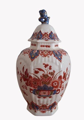 De Porceleyne Fles, Delft - Vaas - Aardewerk - Royal Delft, Antiek en Kunst