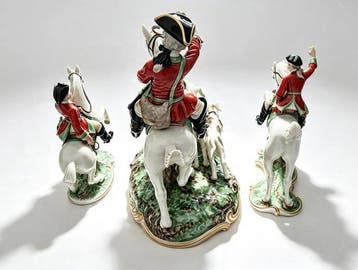 Nymphenburg - Theodor Kärner - Figuur - Die Rote