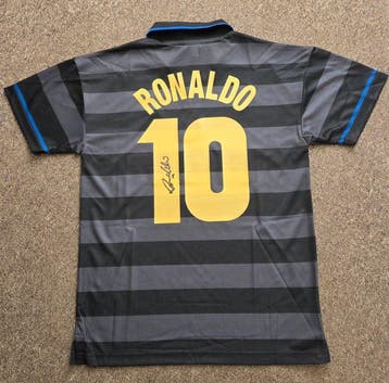Inter Milan - UEFA Cup Final - Ronaldo - Voetbalshirt