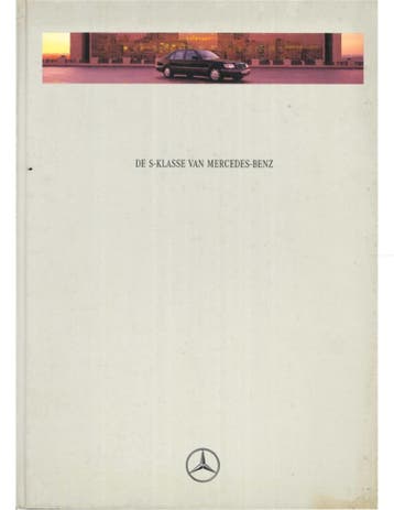 1995 MERCEDES BENZ S KLASSE BROCHURE NEDERLANDS, Nieuw