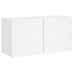 Wandmeubel Wit 80x30x41 | Tweede Kansje | OP=OP (tv meubel), Huis en Inrichting, Kasten |Televisiemeubels, Verzenden, Nieuw