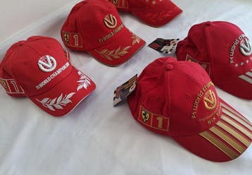 Michael Schumacher - Lot de 5 casquettes de baseball - 2000