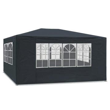 MaxxGarden Partytent 3x3m - met Zijwanden - Zwart (Tuin), Ophalen of Verzenden, Nieuw