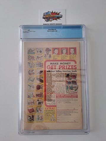 Iron Man 1 - Iron Man - 1 Graded comic - Eerste druk -, Livres, BD | Comics