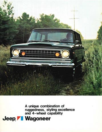 1975 JEEP WAGONEER BROCHURE ENGELS, Nieuw