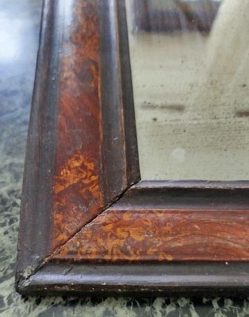 Wandspiegel - Hout - Antieke spiegel uit het midden van de