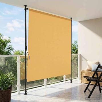 vidaXL Buitenzonwering Rolgordijn Zand 120 x 270 cm, Verzenden, Nieuw