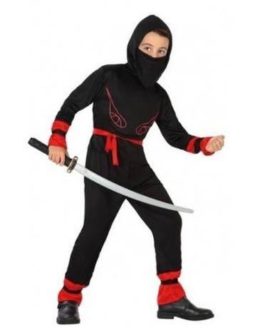 zwart ninja kostuum voor kinderen, Ophalen of Verzenden