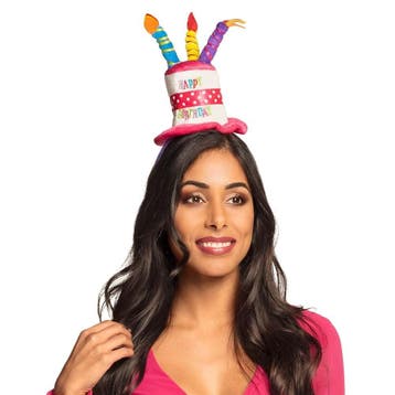 Happy Birthday Haarband Taart, Hobby en Vrije tijd, Verzenden, Nieuw