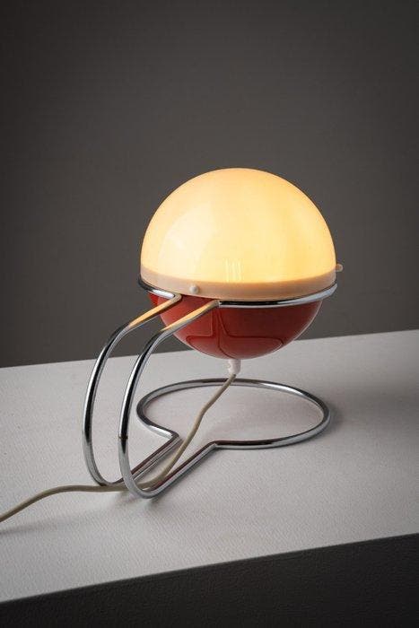 Fog & Mørup - Lampe de table - Chrome, Métal - Formland, Antiquités & Art, Antiquités | Éclairage
