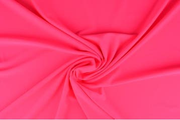 10 meter lycra stof - Neon roze - 155cm breed, Verzenden