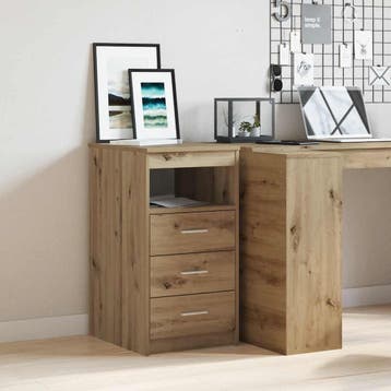vidaXL Ladekast 40x50x76 cm bewerkt hout artisanaal, Verzenden, Nieuw