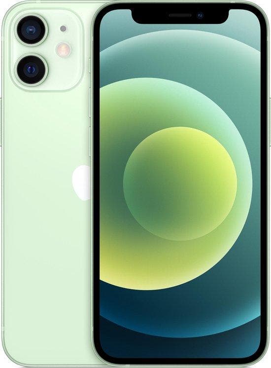 nieuwstaat Apple iPhone 12 mini 64GB groen 5,4 + 12 maanden, Télécoms, Téléphonie mobile | Apple iPhone, Enlèvement ou Envoi