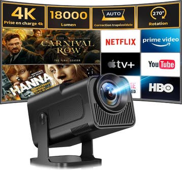 Mini Projecteur 4K Android 11, retour client, -60%, home..., Verzenden