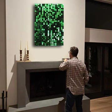 AVA Design - Magic Green mirror Premium design interior