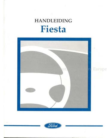 2000 FORD FIESTA INSTRUCTIEBOEKJE NEDERLANDS, Auto diversen, Handleidingen en Instructieboekjes, Ophalen of Verzenden