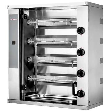 Kippengrill | SMALL | Gas | 4 Spitten | 12 Kippen | 13.6kW, Verzenden