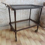 ICO PARISI - Cesare Lacca - Serveerwagen - Hout, Glas,, Antiek en Kunst, Curiosa en Brocante