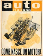 1963 AUTO ITALIANA MAGAZINE 52 ITALIAANS, Ophalen of Verzenden