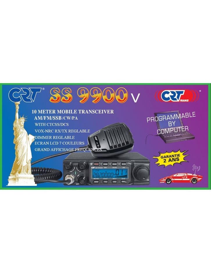 CRT SS 9900 versie 2026 10-11mtr. CB radio AM-FM-SSB, Telecommunicatie, Zenders en Ontvangers, Zender en Ontvanger, Nieuw, Ophalen of Verzenden