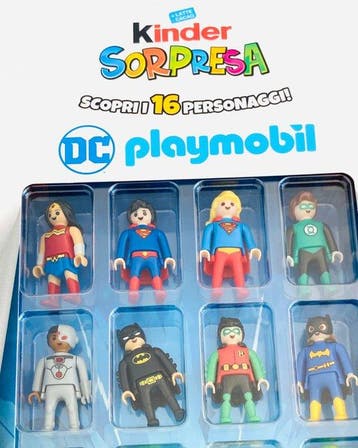 Playmobil - Figuur - Kinder Sorpresa DC Playmobil - Set 16